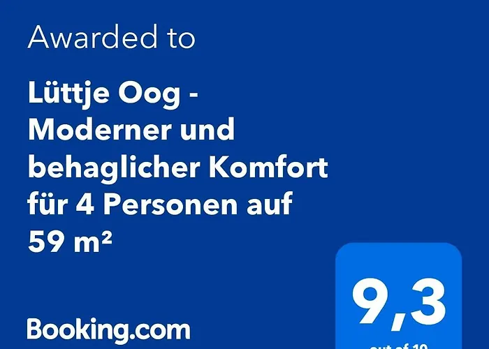 Luettje Oog - Moderner Und Behaglicher Komfort Fuer 4 Personen Auf 59 M² Lejlighed